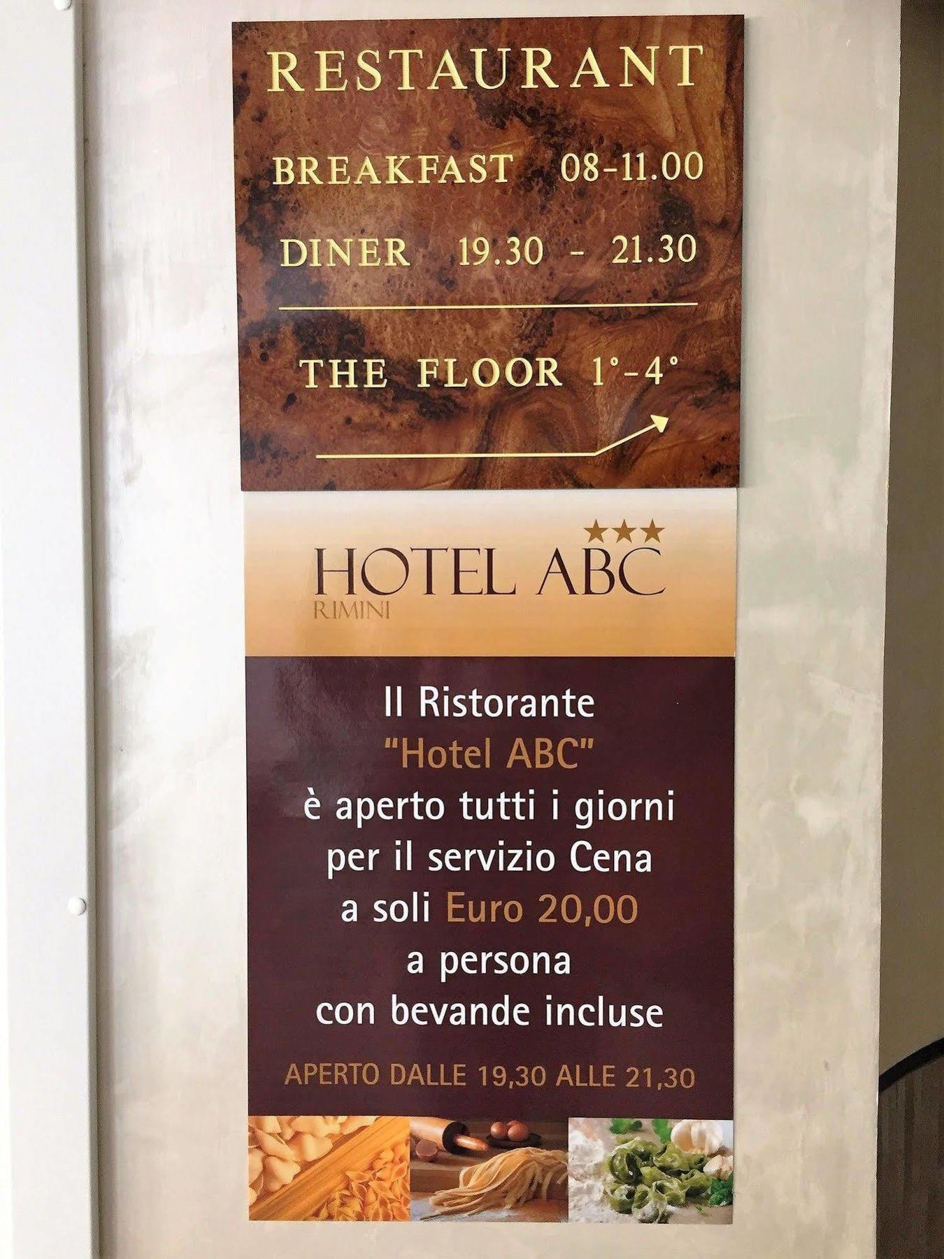 Abc Hotel Rimini Exteriör bild